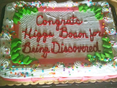 Higgs Party Cake