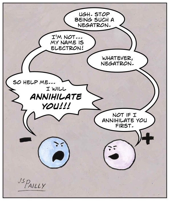Sciency Words: Negatron (An A to Z Challenge Post) – Planet Pailly